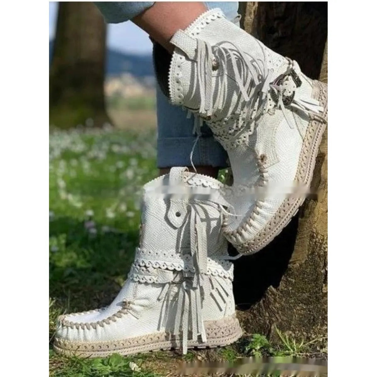 Women's Western Boots | Fringed Bohemian Design