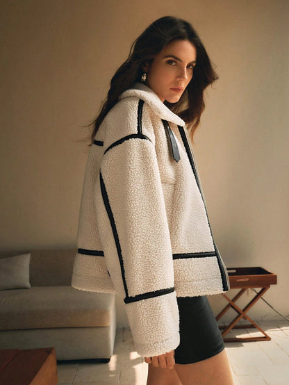 Image of Kylie | Women's Oversized Sherpa Jacket