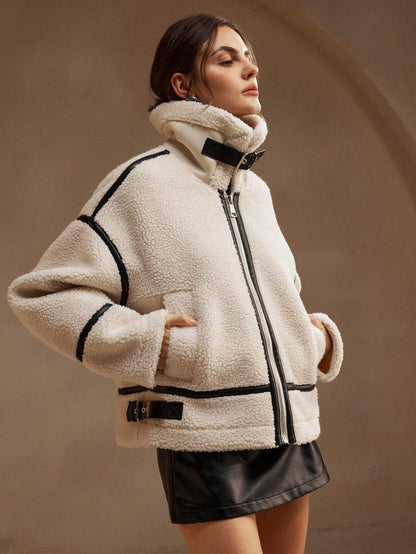 Image of Kylie | Women's Oversized Sherpa Jacket