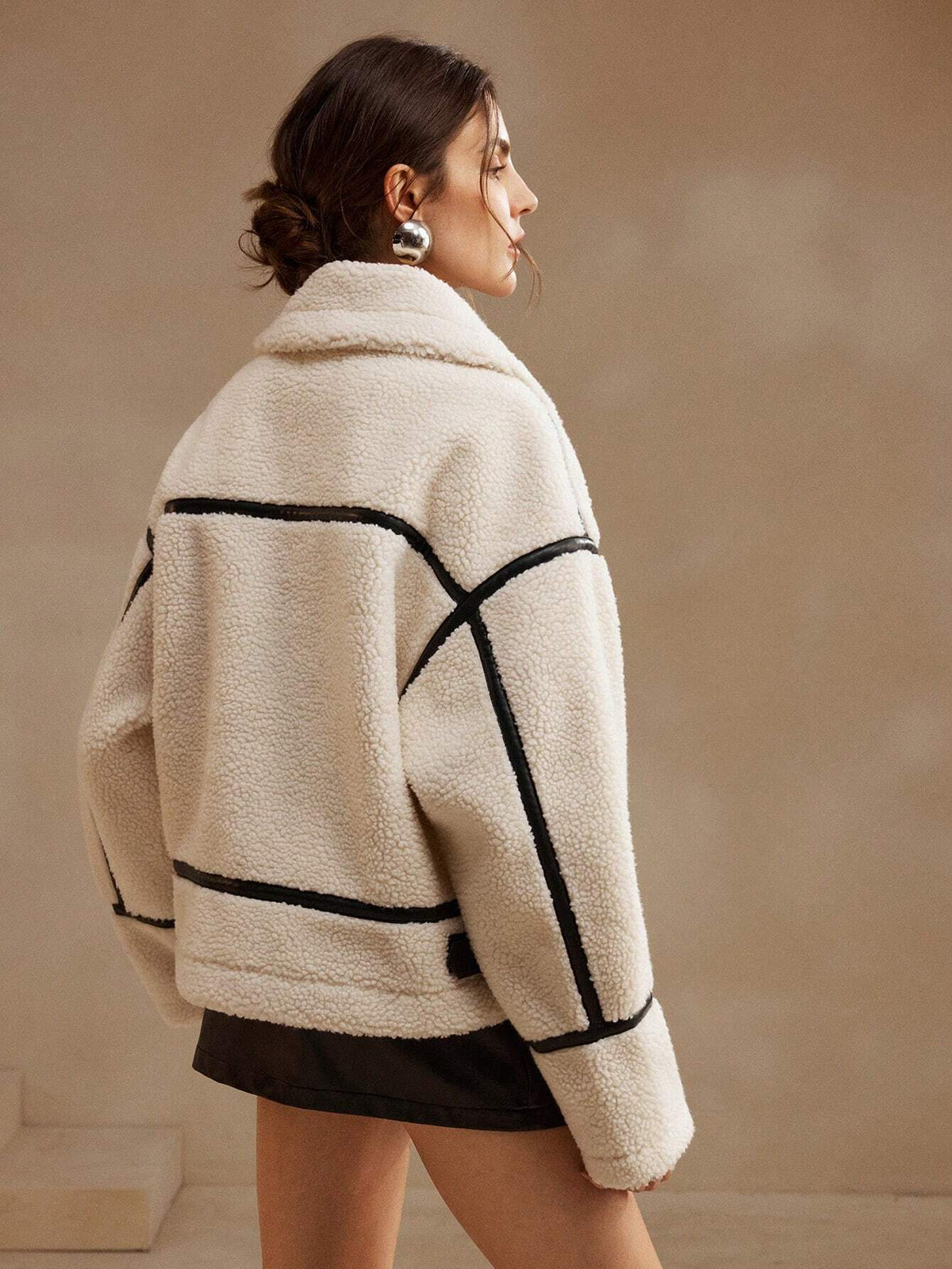 Image of Kylie | Women's Oversized Sherpa Jacket