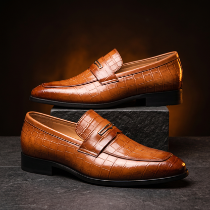Women's Penny Loafers | Embossed Texture & All-Day Comfort 3