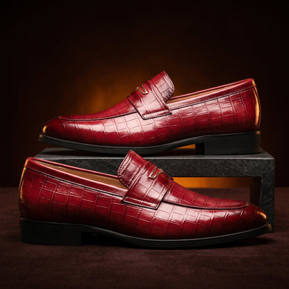 Women's Penny Loafers | Embossed Texture & All-Day Comfort 2