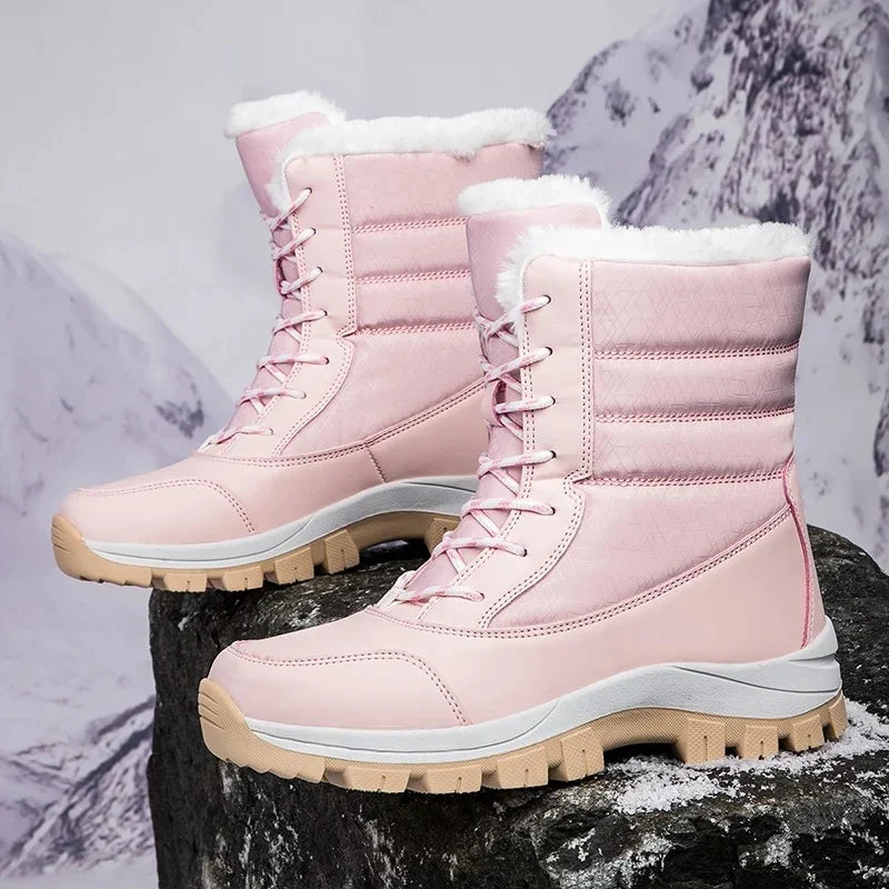 Women's Winter Boots | Lace-Up & Side Zip Closure 4