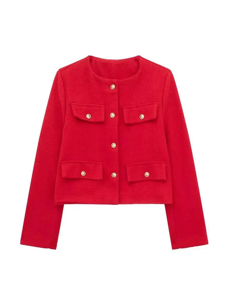Arya - Stylish Tweed Blazer for Any Occasion