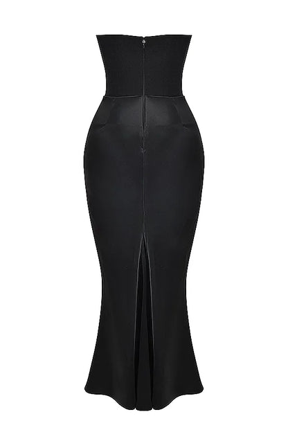 Victoria Noir | Chic Black Wedding Guest Dress
