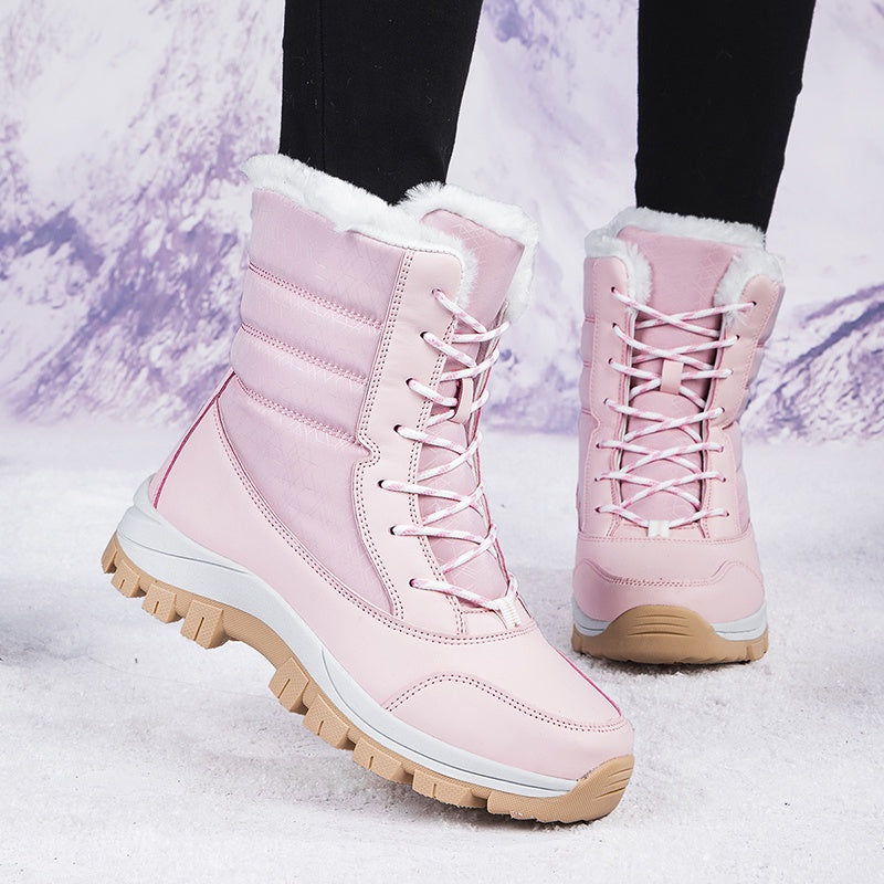 Women's Winter Boots | Lace-Up & Side Zip Closure 5
