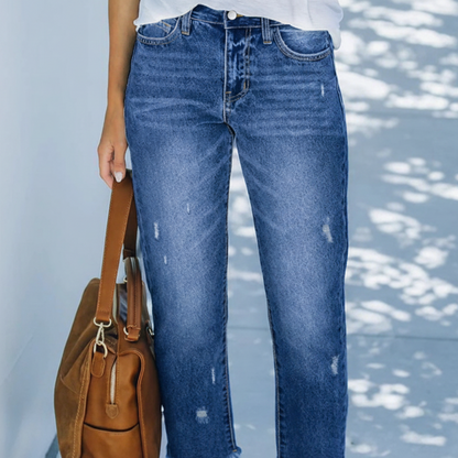 Women's Cropped Jeans | Straight Cut & All-Day Comfort 2