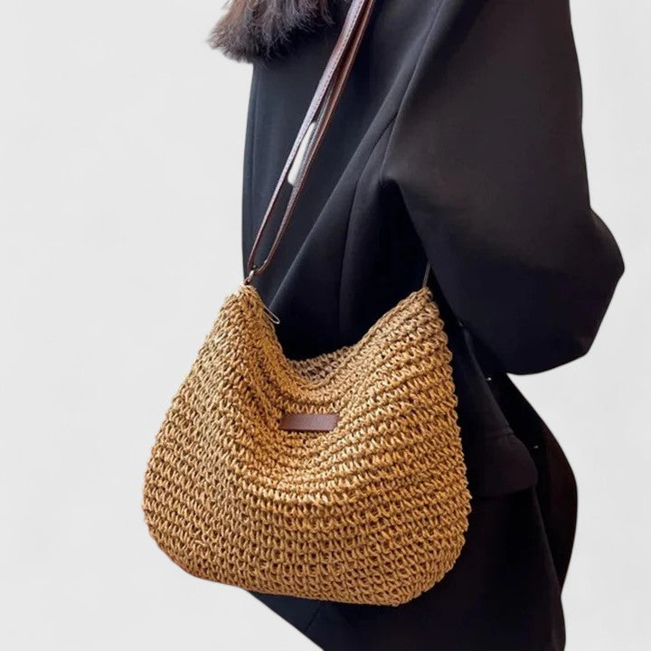 Chic Cotton Crossbody Bag for Everyday Wear