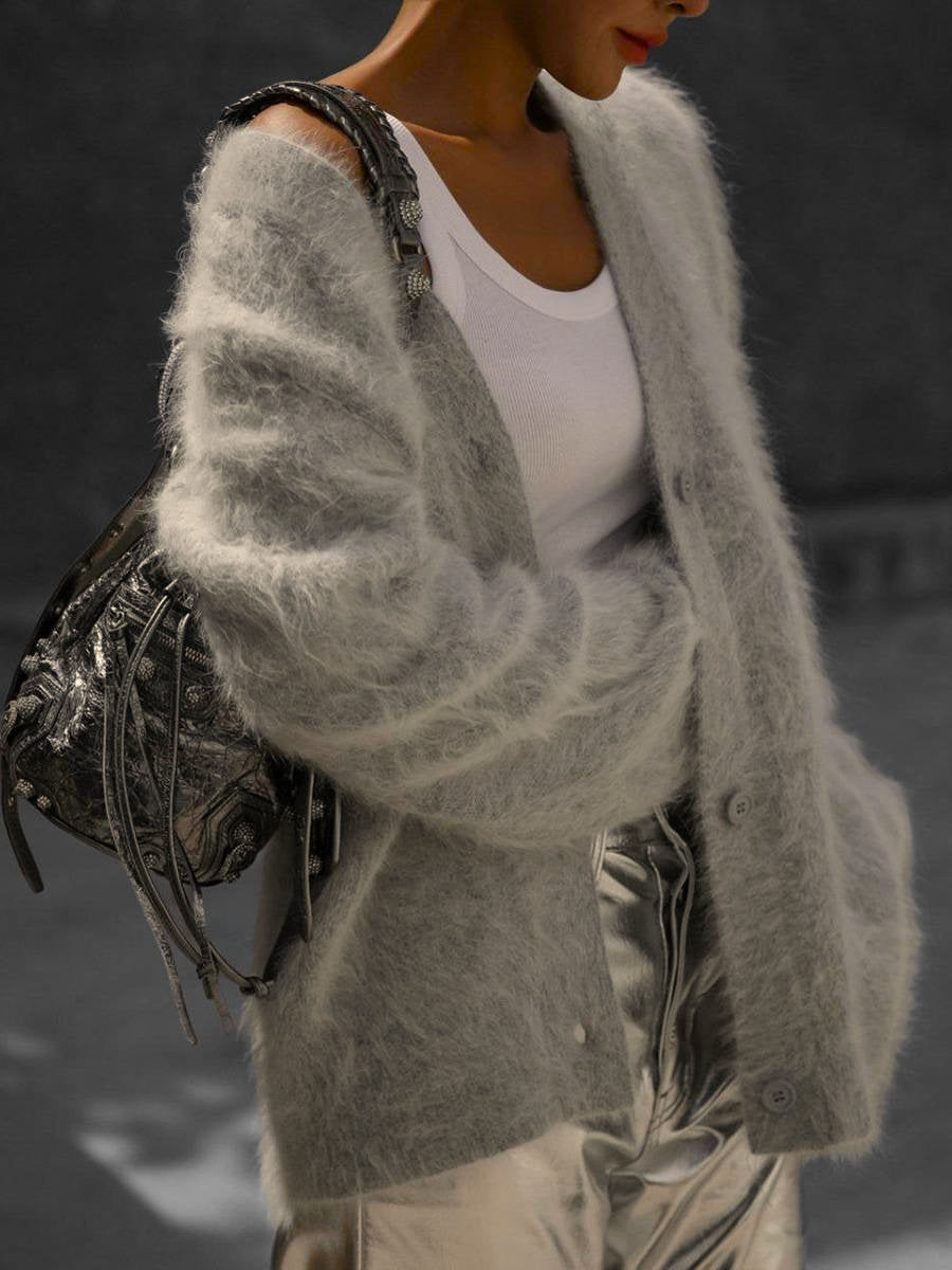 Women's Oversized Cardigan | Relaxed Fit & Button-Up Detail 3