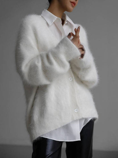 Women's Oversized Cardigan | Relaxed Fit & Button-Up Detail 4